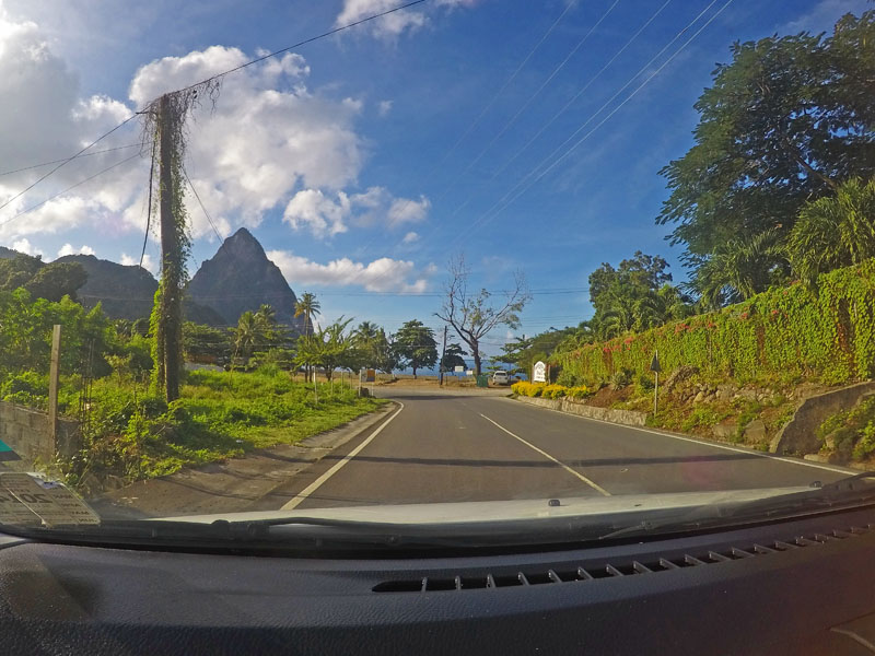 Gros Piton by car