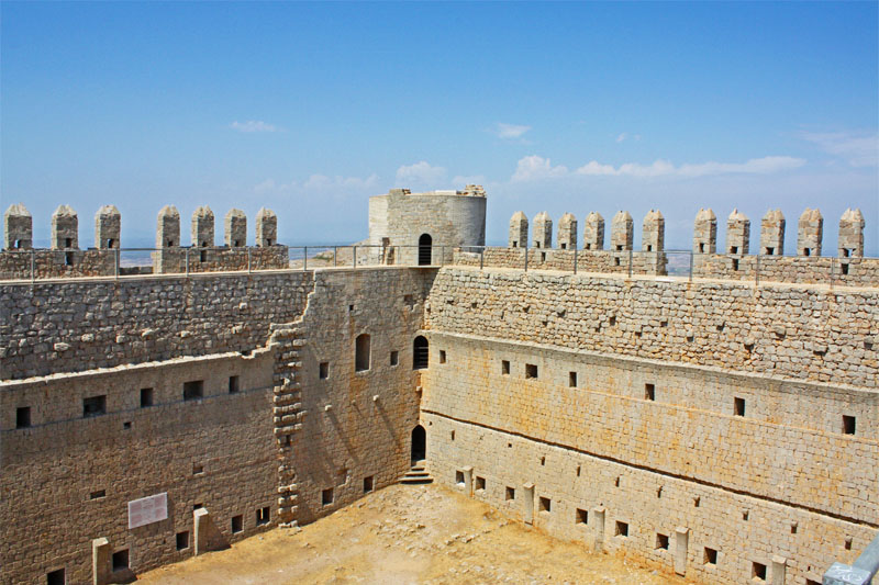 Inside Of The Montgri Castle