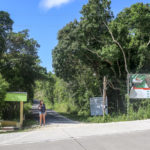 The road leading to the Philippine Sanctuary entrance